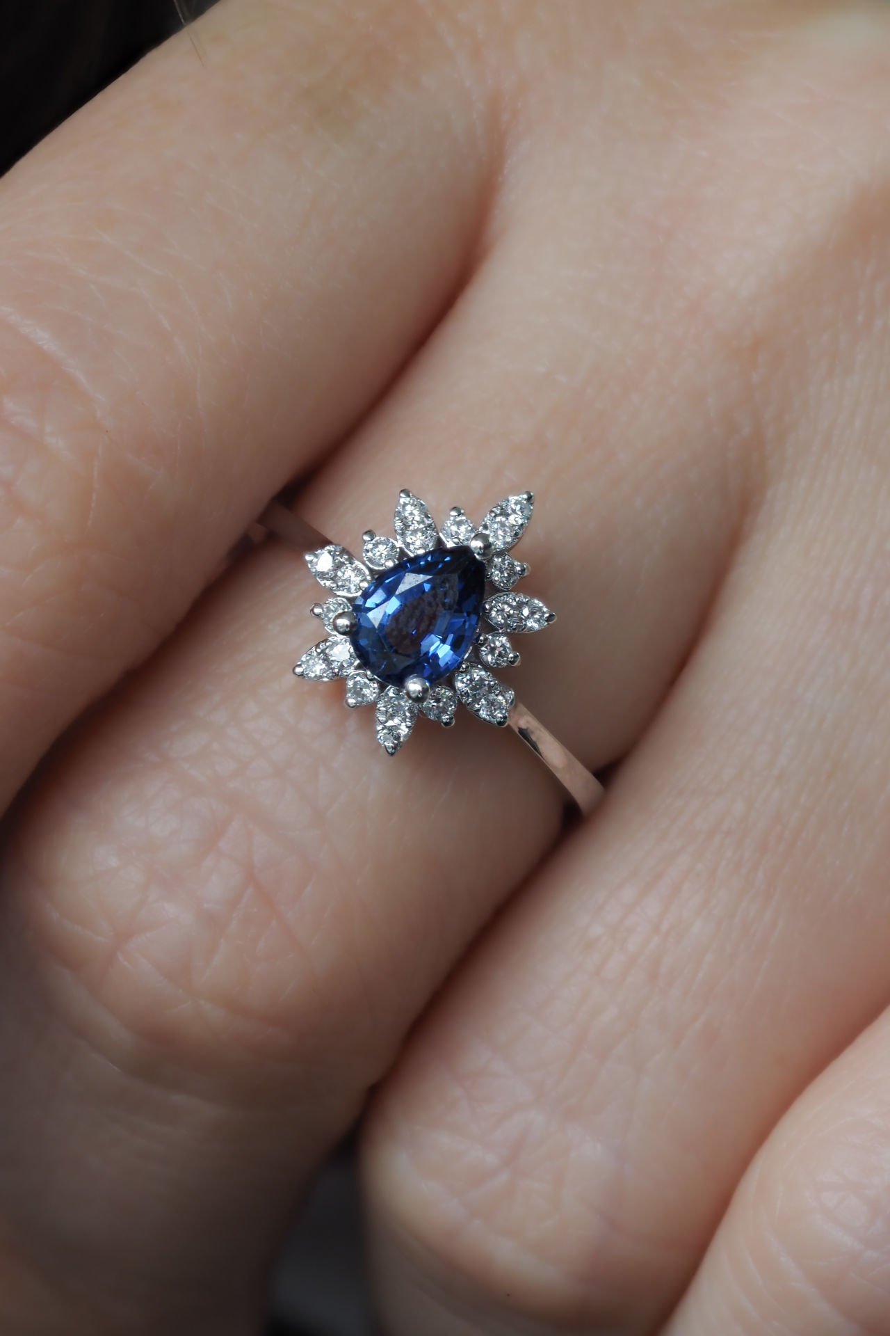 1.19 karat Safir & Pırlanta Yüzük