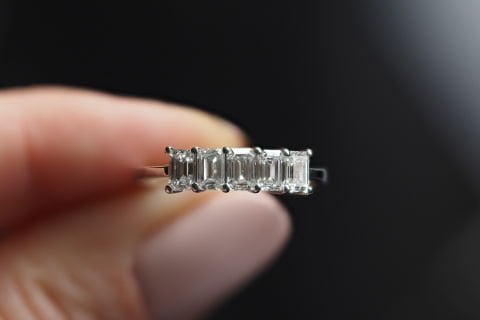 0.98 karat Baget Pırlanta Yüzük