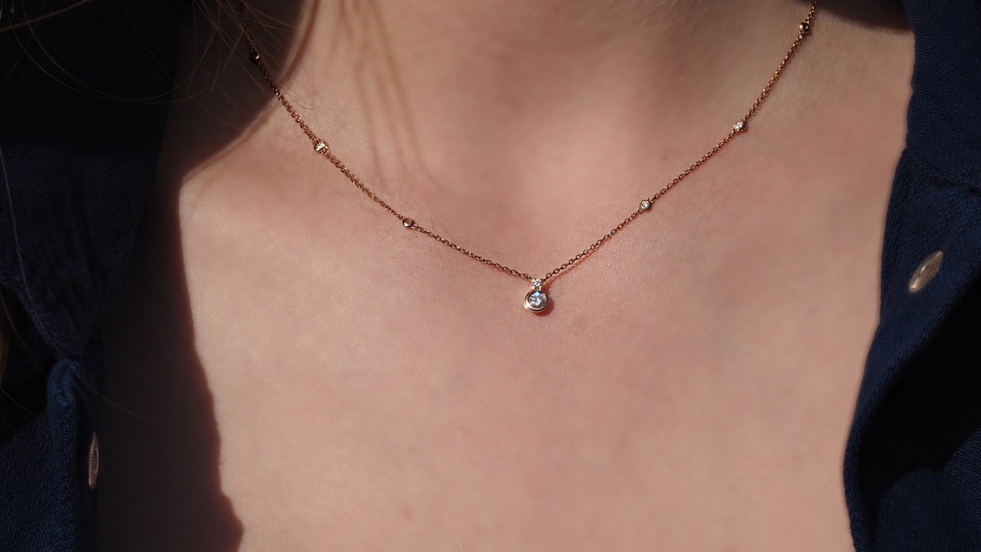 0.10 KARAT PIRLANTA KOLYE