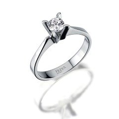 0.60 Karat Tektaş Pırlanta Yüzük F-SI