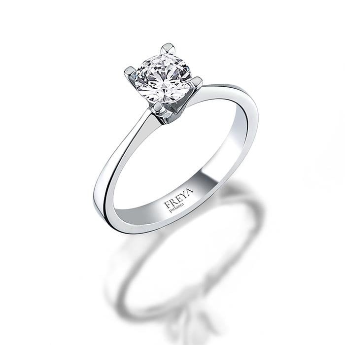 1,00 ct H Renk GIA Sertifikalı Tektaş Yüzük