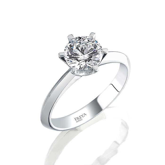 1,35 ct D Renk GIA Sertifikalı Pırlanta Tektaş Yüzük