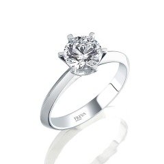 1,35 ct D Renk GIA Sertifikalı Pırlanta Tektaş Yüzük