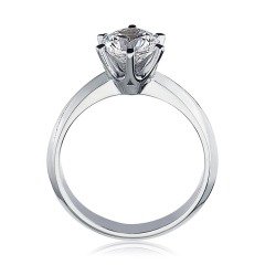 1,35 ct D Renk GIA Sertifikalı Pırlanta Tektaş Yüzük