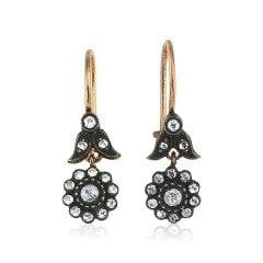 Elmas Çiçek Küpe 0.55 ct