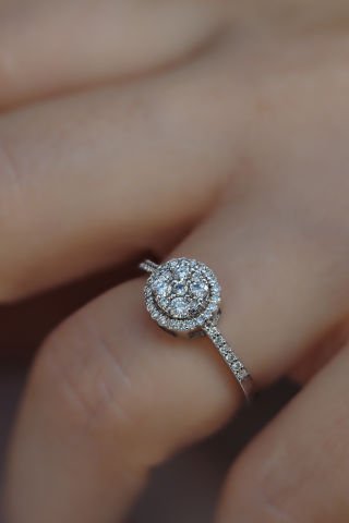 0,44 karat Pırlanta Yüzük