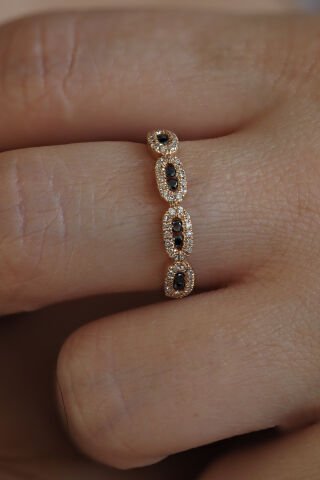 0,25 karat Smoky & Pırlanta Yüzük