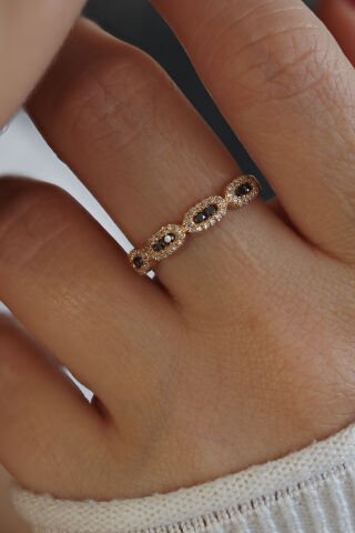 0,25 karat Smoky & Pırlanta Yüzük