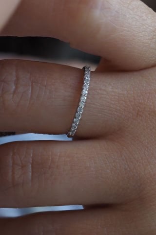 0.20 Karat Yarım Tur Pırlanta Yüzük