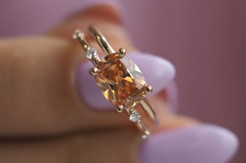 3.72 KARAT AMERİCAN FANCY PIRLANTA YÜZÜK